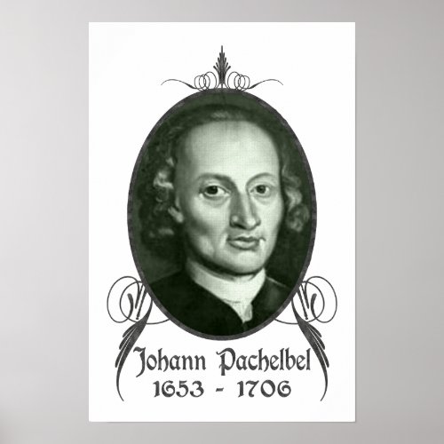 Johann Pachelbel Poster