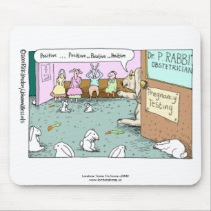 johann_rabbit, Londons Times Cartoons c2008www.... Mouse Pad