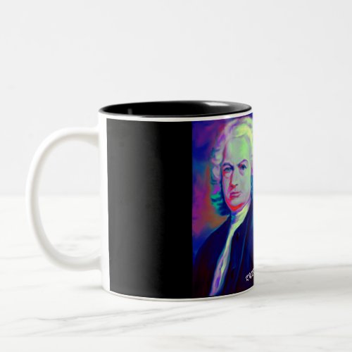 Johann Sebastian Bach and Quote Coffee Mug