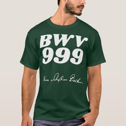 Johann Sebastian Bach Bachwerkeverzeichnis BWV T_Shirt