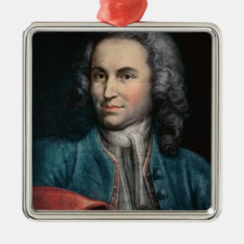 Johann Sebastian Bach  c1715 Metal Ornament
