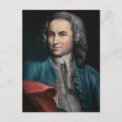 Johann Sebastian Bach c1715 Postcard