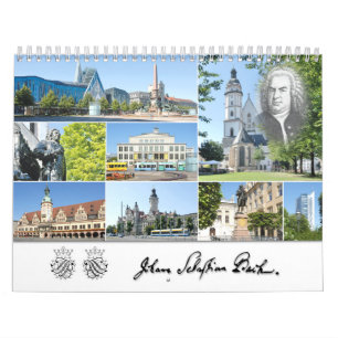 Johann Sebastian Bach Cities & Places Calendar