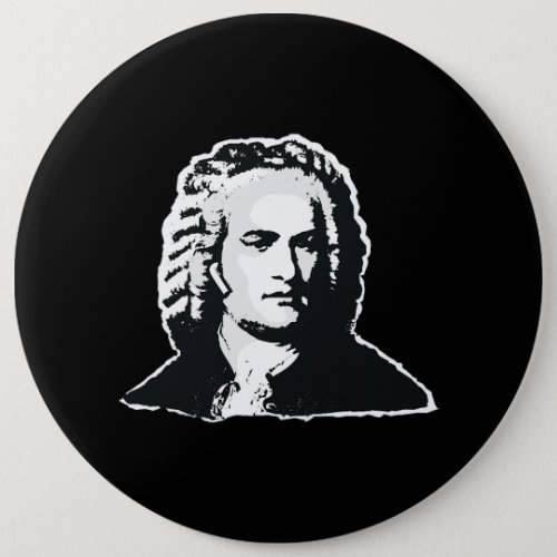 Johann Sebastian Bach Classical Music Composer Ear Button