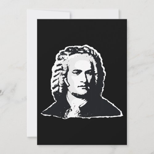 Johann Sebastian Bach Classical Music Composer Ear Invitation