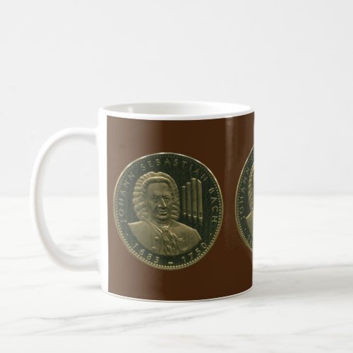 Johann Sebastian Bach Commemorative Organist Coffee Mug