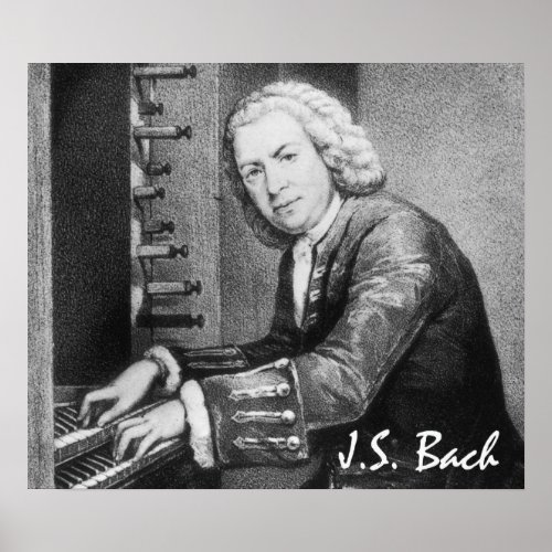 Johann Sebastian Bach Fine Art Poster