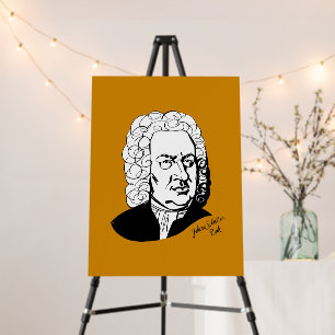 Johann Sebastian Bach Foam Board