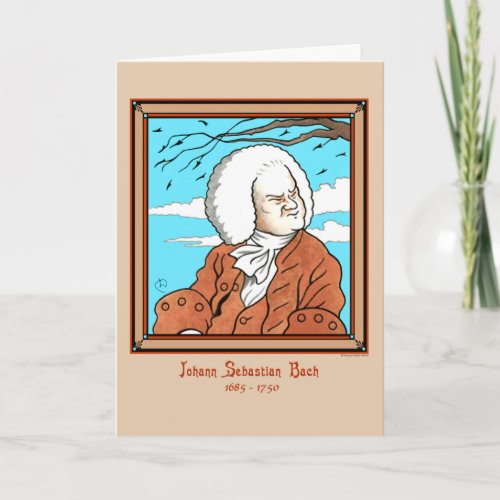 Johann Sebastian Bach Greeting Card