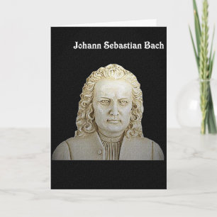 Johann Sebastian Bach Greeting Card