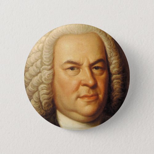 Johann Sebastian Bach Items Pinback Button