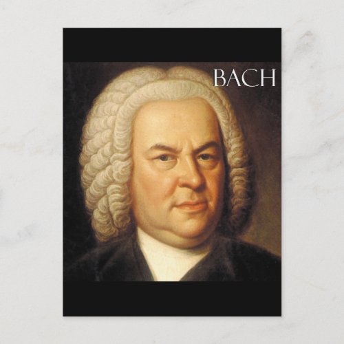 Johann Sebastian Bach Items Postcard