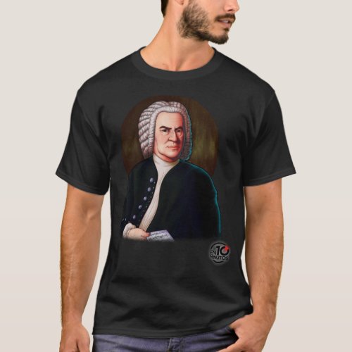 Johann Sebastian Bach  logo en10minutos Sticker T_Shirt