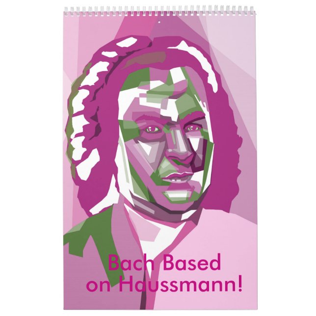 Johann Sebastian Bach, modern calendar (Cover)