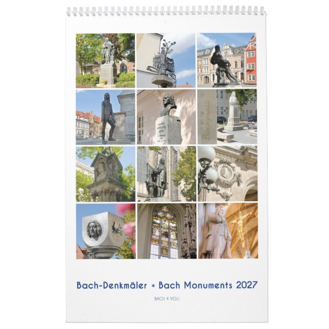Johann Sebastian Bach Monument,  Calendar (Cover)
