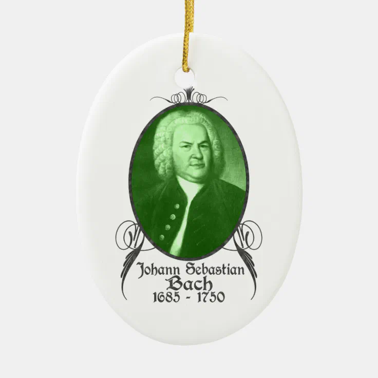 Johann Sebastian Bach Ornament Zazzle