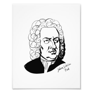 Johann Sebastian Bach Photo Print