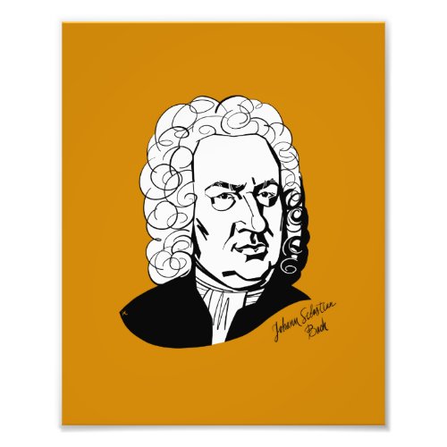 Johann Sebastian Bach Photo Print