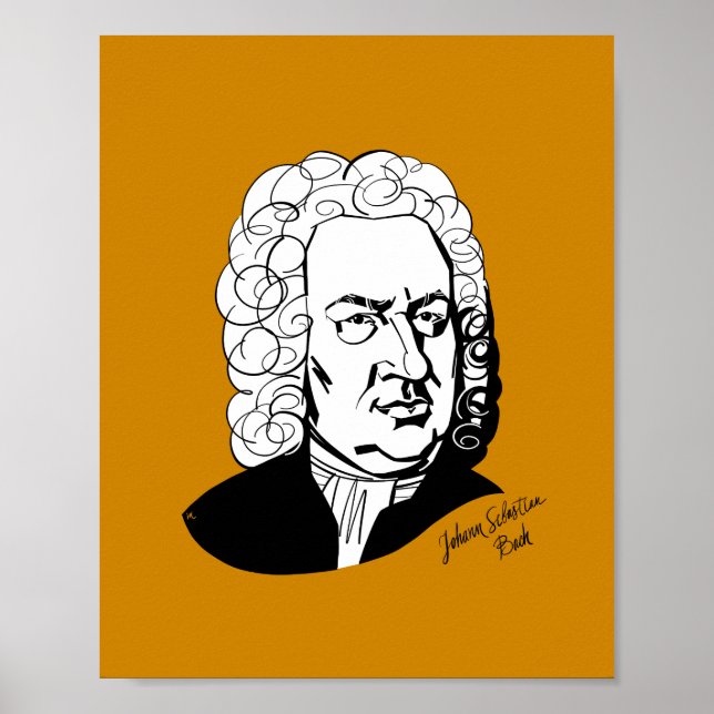 Johann Sebastian Bach Poster (Front)