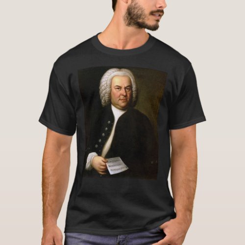 Johann Sebastian Bach Poster T_Shirt