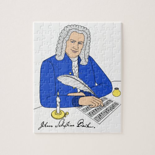 Johann Sebastian Bach Puzzle for Children