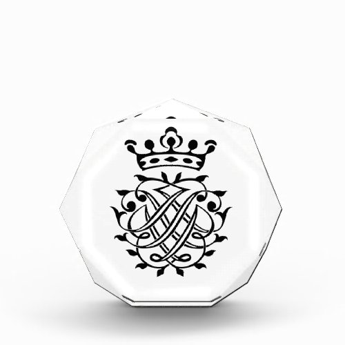 Johann Sebastian Bach Seal Crest Monogram Insignia Photo Block