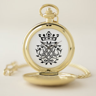 Johann Sebastian Bach Seal Crest Monogram Insignia Pocket Watch