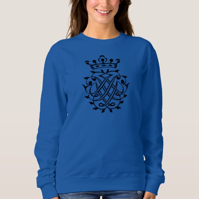 Johann Sebastian Bach Seal Crest Monogram Insignia Sweatshirt (Front)