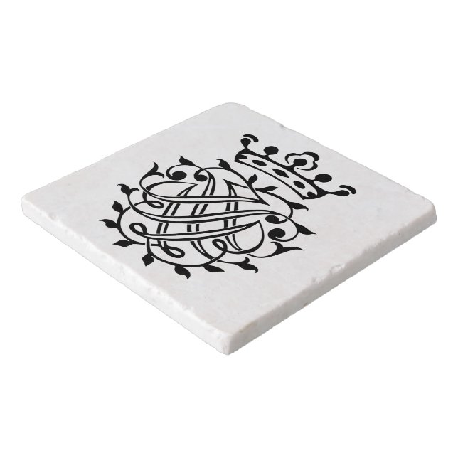 Johann Sebastian Bach Seal Crest Monogram Insignia Trivet (Corner)