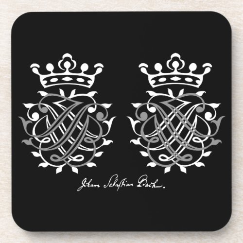 Johann Sebastian Bach Siegel Coaster