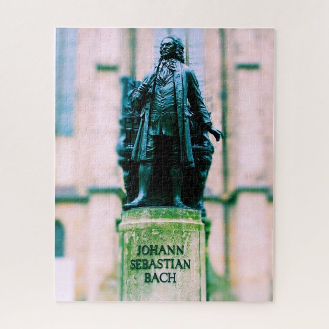 Johann Sebastian Bach Statue - 16x20 - 520 pc Jigsaw Puzzle (Vertical)