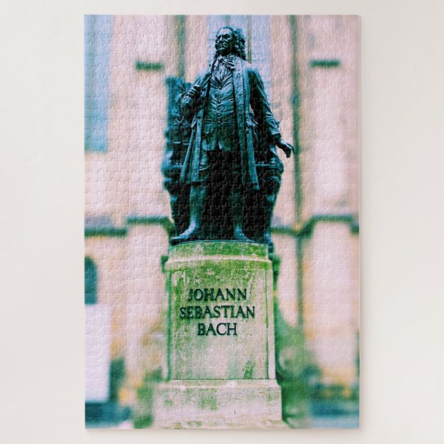 Johann Sebastian Bach Statue - 20x30 - 1014 pcs Jigsaw Puzzle (Vertical)