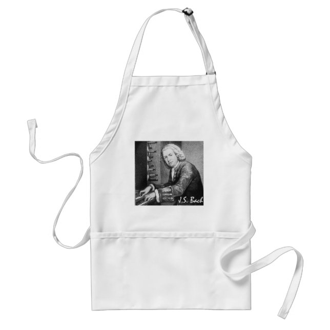 Johann Sebastian Bach Stuff Adult Apron (Front)