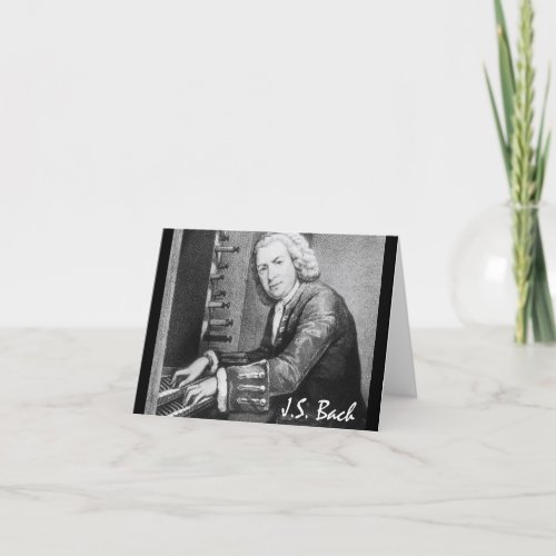 Johann Sebastian Bach Stuff Holiday Card