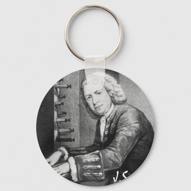 Johann Sebastian Bach Stuff Keychain (Front)