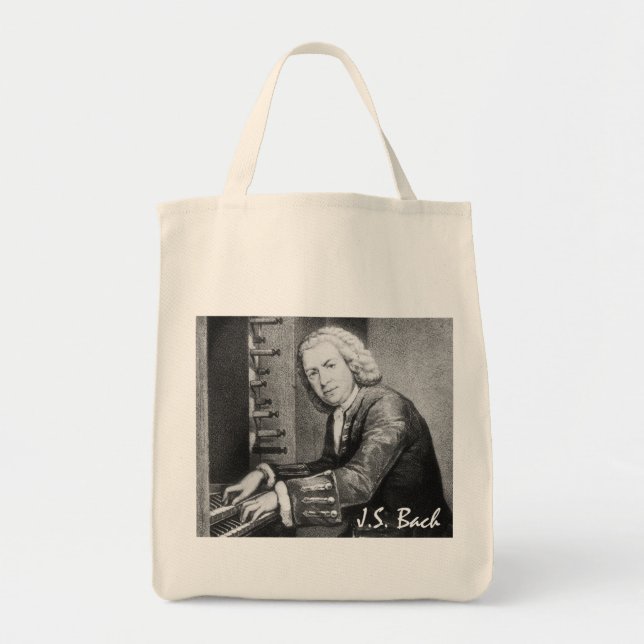 Johann Sebastian Bach Stuff Tote Bag (Front)