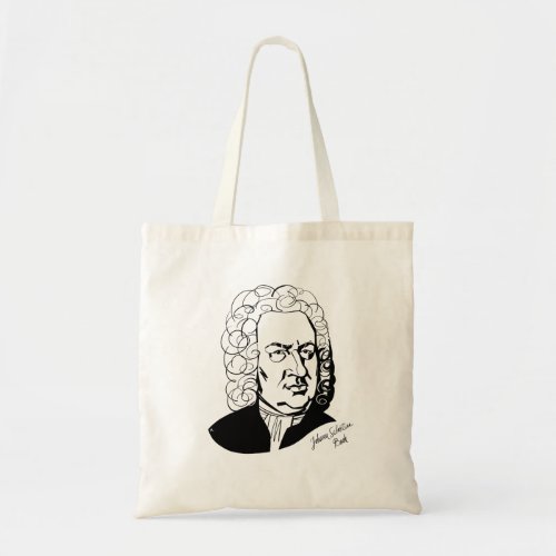 Johann Sebastian Bach Tote Bag