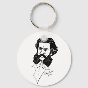 Johann Strauss Jr. Keychain