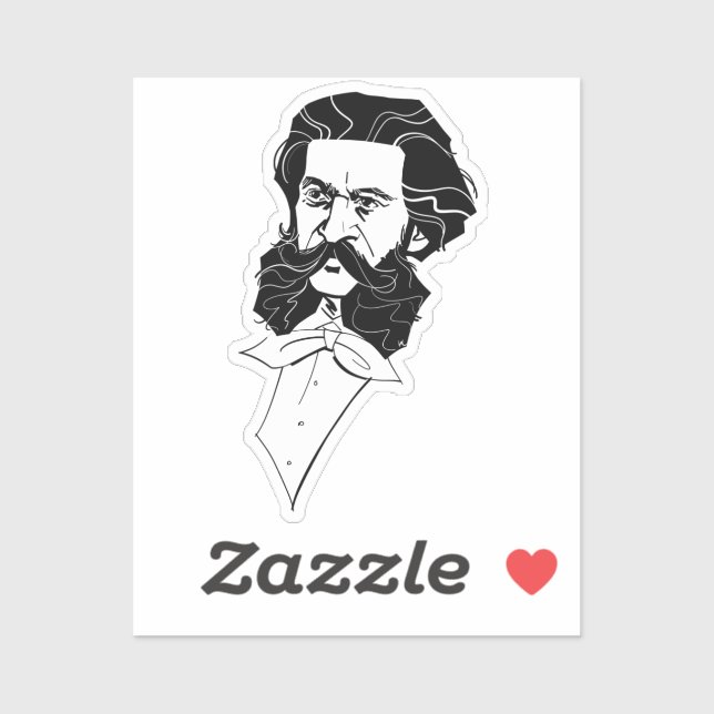 Johann Strauss Jr. Sticker (Sheet)