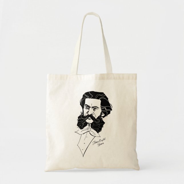 Johann Strauss Jr. Tote Bag (Front)