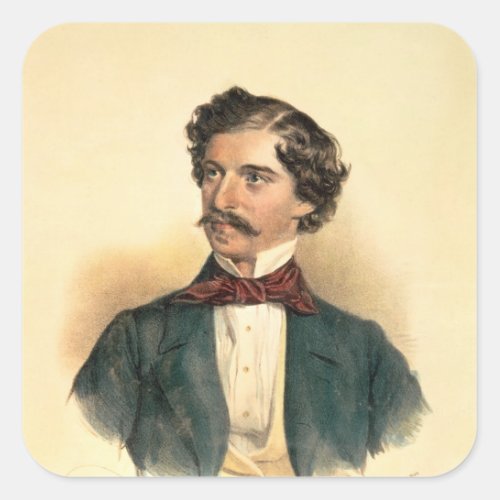 Johann Strauss the Elder Square Sticker