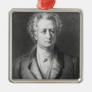 Johann Wolfgang Goethe Metal Ornament
