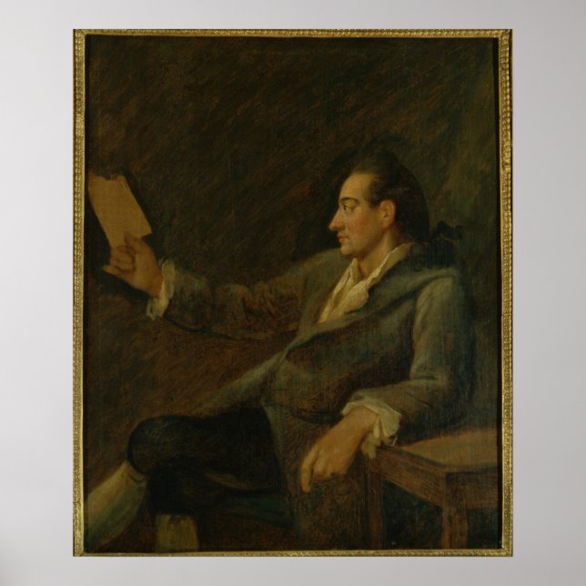 Johann Wolfgang von Goethe, 1775 Poster (Front)