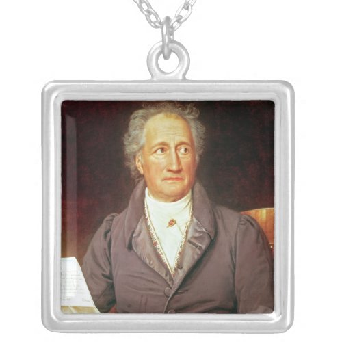 Johann Wolfgang von Goethe  1828 Silver Plated Necklace