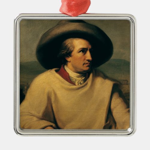Johann Wolfgang von Goethe Metal Ornament