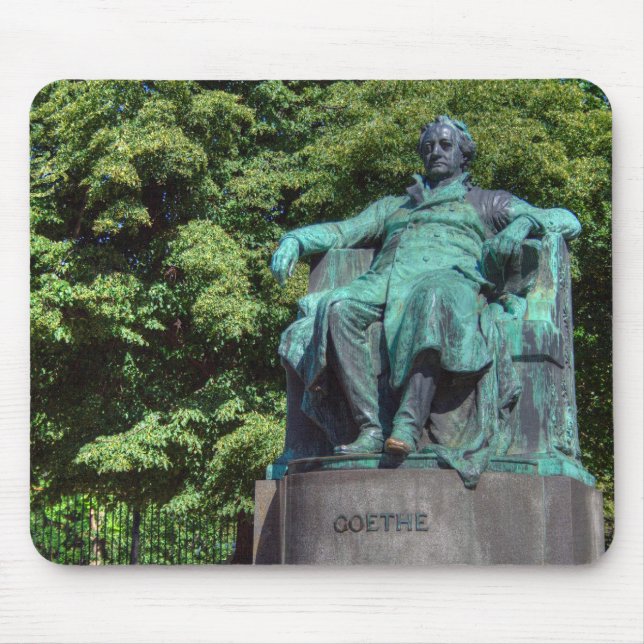 Johann Wolfgang von Goethe Mouse Pad (Front)