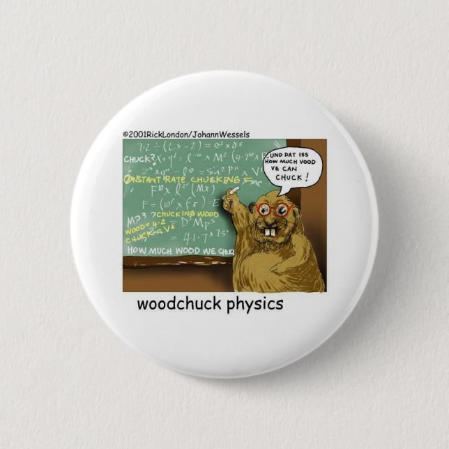 johann_woodchuck pinback button (Front)