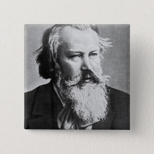 Johannes Brahms 1879 Button