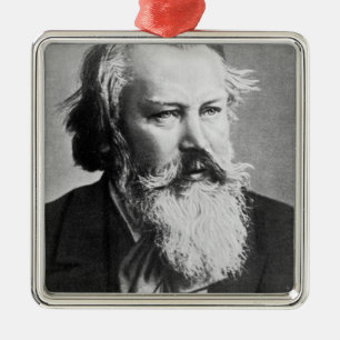 Johannes Brahms, 1879 Metal Ornament