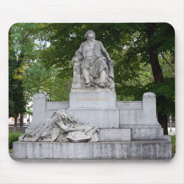 Johannes Brahms Mouse Pad (Front)